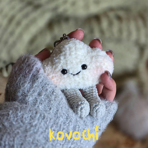 اکسسوری چارم کیف ابر کوچولو - قلاب بافی